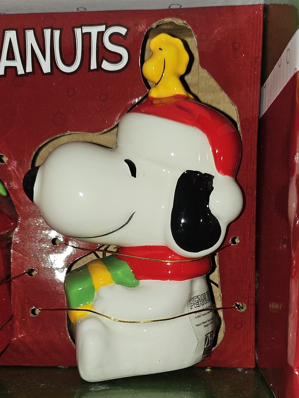 Peanuts Snoopy Salt & Pepper Shakers Holiday Christmas Edt - Picture 6 of 8